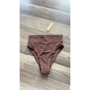 NWT SKIMS Fits Everybody High Waisted Brief XXS Cocoa Brown PN-BRF-1636 Panty